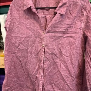 Maurices Mauve Button-Down Shirt